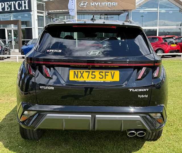 Hyundai TUCSON 1.6T Hybrid N Line 5dr Auto Black