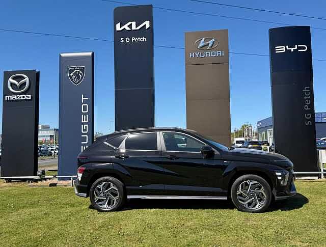 Hyundai KONA 1.6 Hybrid 138 N Line 5dr DCT Black