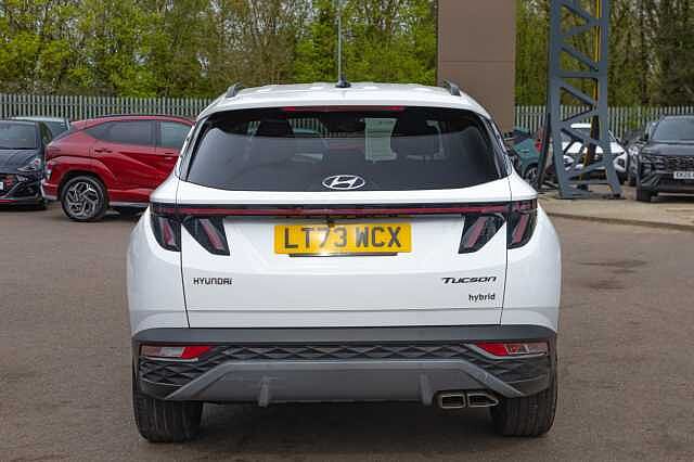 Hyundai TUCSON 1.6 TGDi Hybrid 230 Premium 5dr 2WD Auto White