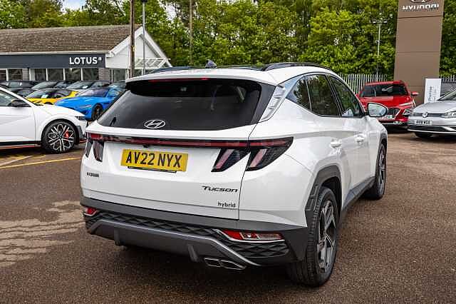 Hyundai TUCSON 1.6 TGDi Hybrid 230 Ultimate 5dr 2WD Auto White