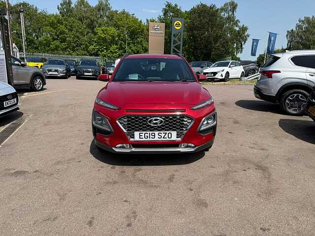 Hyundai KONA 1.0T GDi Blue Drive Premium SE 5dr Red