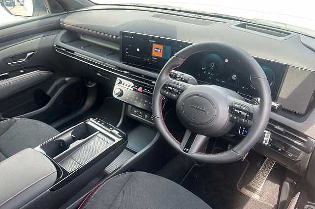 Hyundai TUCSON 1.6T 239 Hybrid N Line Edition 5dr Auto White