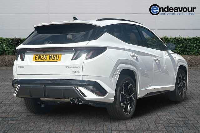 Hyundai TUCSON 1.6T 239 Hybrid N Line Edition 5dr Auto White