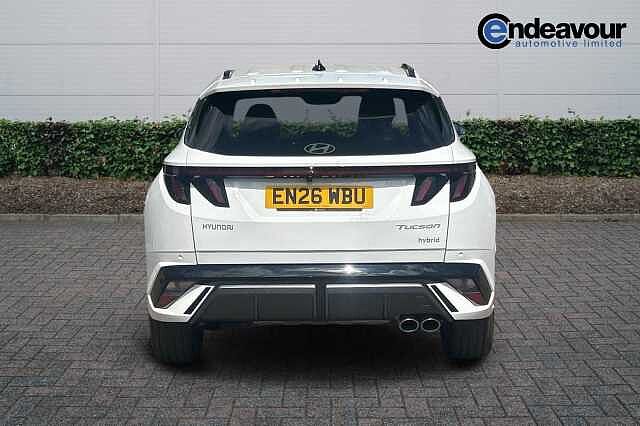 Hyundai TUCSON 1.6T 239 Hybrid N Line Edition 5dr Auto White
