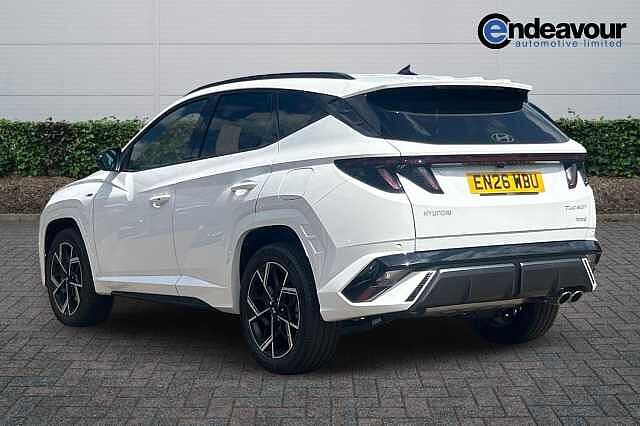 Hyundai TUCSON 1.6T 239 Hybrid N Line Edition 5dr Auto White