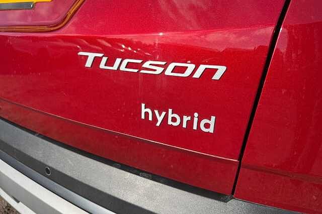 Hyundai TUCSON 1.6T 239 Hybrid Black Line 5dr Auto Red