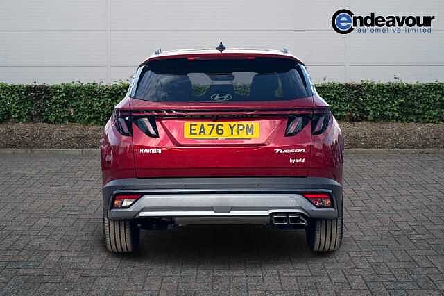Hyundai TUCSON 1.6T 239 Hybrid Black Line 5dr Auto Red