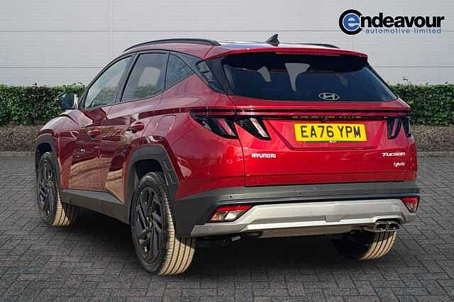 Hyundai TUCSON 1.6T 239 Hybrid Black Line 5dr Auto Red