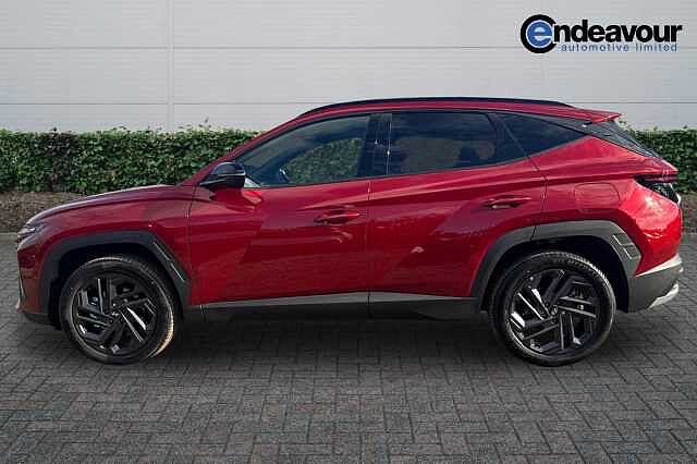Hyundai TUCSON 1.6T 239 Hybrid Black Line 5dr Auto Red