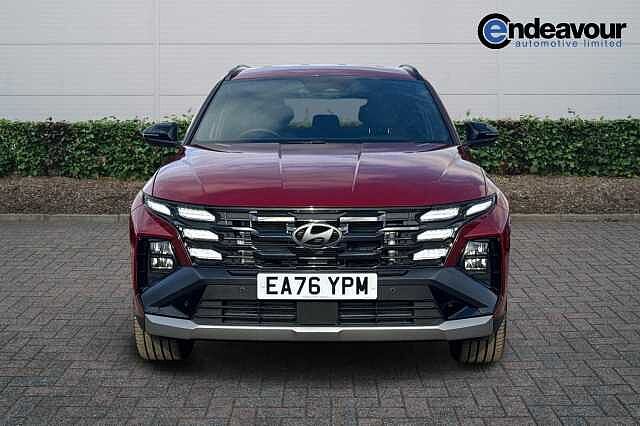 Hyundai TUCSON 1.6T 239 Hybrid Black Line 5dr Auto Red