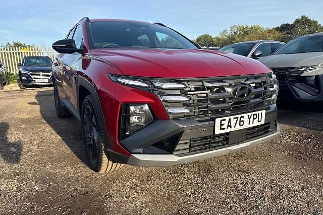 Hyundai TUCSON 1.6T 239 Hybrid Black Line 5dr Auto Red
