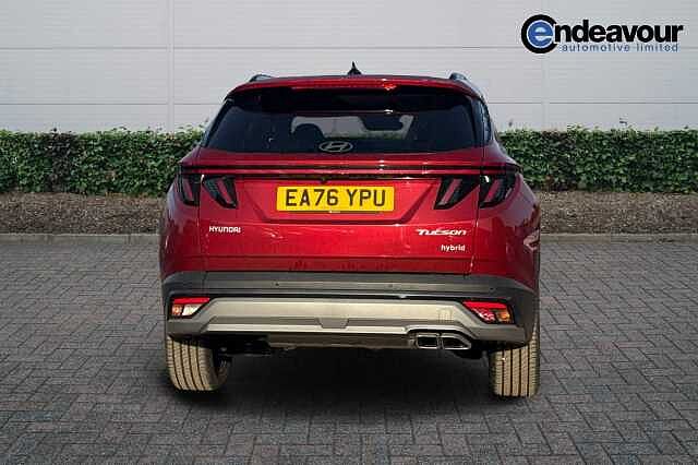 Hyundai TUCSON 1.6T 239 Hybrid Black Line 5dr Auto Red