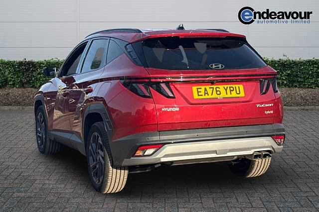Hyundai TUCSON 1.6T 239 Hybrid Black Line 5dr Auto Red