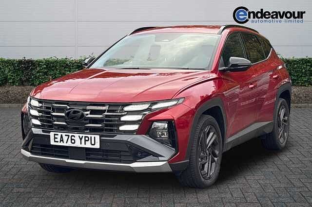 Hyundai TUCSON 1.6T 239 Hybrid Black Line 5dr Auto Red