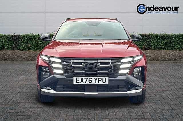 Hyundai TUCSON 1.6T 239 Hybrid Black Line 5dr Auto Red