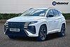 Hyundai TUCSON 1.6T 239 Hybrid N Line Edition 5dr Auto White