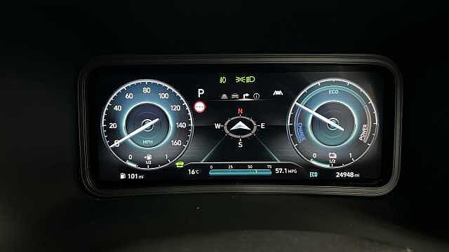 Hyundai KONA 1.6 h-GDi Premium SUV 5dr Petrol Hybrid DCT Euro 6 (s/s) (141 ps) Black
