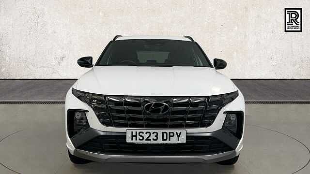 Hyundai TUCSON 1.6 h T-GDi N Line SUV 5dr Petrol Hybrid Auto Euro 6 (s/s) (230 ps) Atlas White