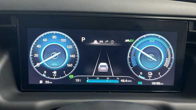 Hyundai TUCSON 1.6 h T-GDi N Line SUV 5dr Petrol Hybrid Auto Euro 6 (s/s) (230 ps) Atlas White