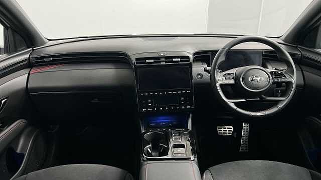 Hyundai TUCSON 1.6 h T-GDi N Line SUV 5dr Petrol Hybrid Auto Euro 6 (s/s) (230 ps) Atlas White
