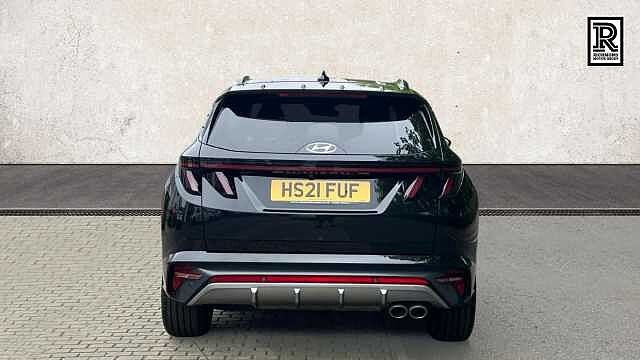 Hyundai TUCSON 1.6 T-GDi MHEV N Line SUV 5dr Petrol Hybrid DCT Euro 6 (s/s) (150 ps) Black