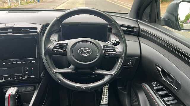 Hyundai TUCSON 1.6 T-GDi MHEV N Line SUV 5dr Petrol Hybrid DCT Euro 6 (s/s) (150 ps) Black
