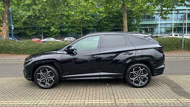 Hyundai TUCSON 1.6 T-GDi MHEV N Line SUV 5dr Petrol Hybrid DCT Euro 6 (s/s) (150 ps) Black