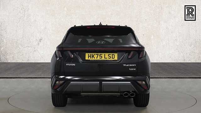 Hyundai TUCSON 1.6T N Line SUV 5dr Petrol Hybrid Auto Euro 6 (s/s) (239 ps) BLACK