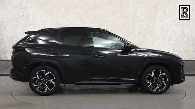 Hyundai TUCSON 1.6T N Line SUV 5dr Petrol Hybrid Auto Euro 6 (s/s) (239 ps) BLACK