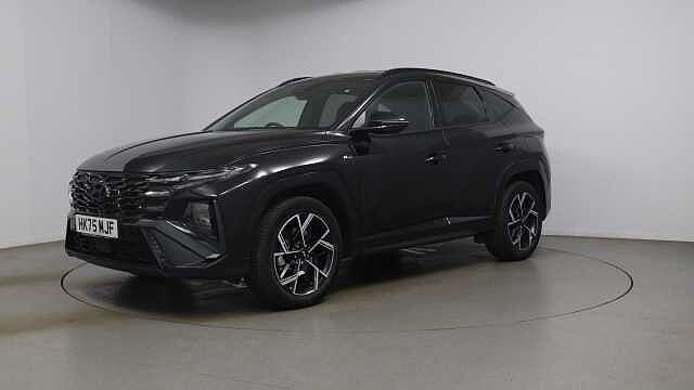 Hyundai TUCSON 1.6T N Line SUV 5dr Petrol Hybrid Auto Euro 6 (s/s) (239 ps) BLACK