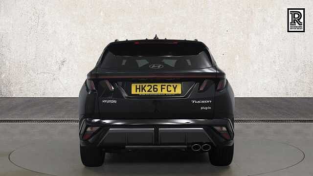 Hyundai TUCSON 1.6 T-GDi 13.8kWh N Line Edition SUV 5dr Petrol Plug-in Hybrid Auto Euro 6 (s/s) ABYSS BLACK