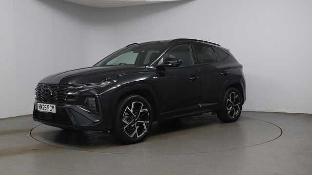 Hyundai TUCSON 1.6 T-GDi 13.8kWh N Line Edition SUV 5dr Petrol Plug-in Hybrid Auto Euro 6 (s/s) ABYSS BLACK