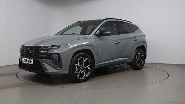 Hyundai TUCSON 1.6T N Line S SUV 5dr Petrol Hybrid Auto Euro 6 (s/s) (239 ps) Grey