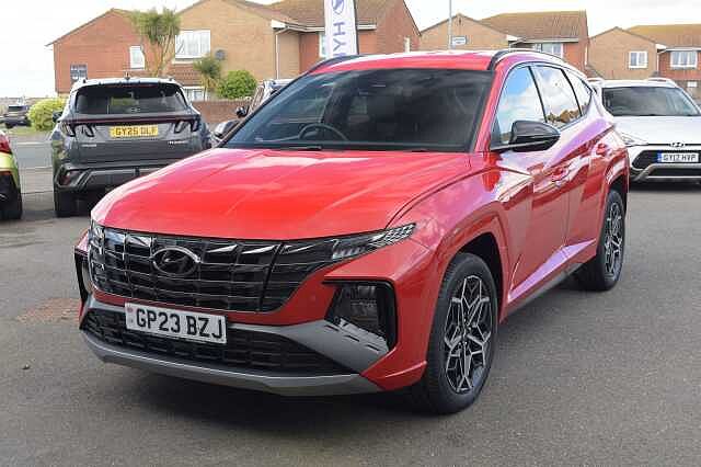 Hyundai TUCSON 1.6 TGDi Hybrid 230 N Line 5dr 2WD Auto Red