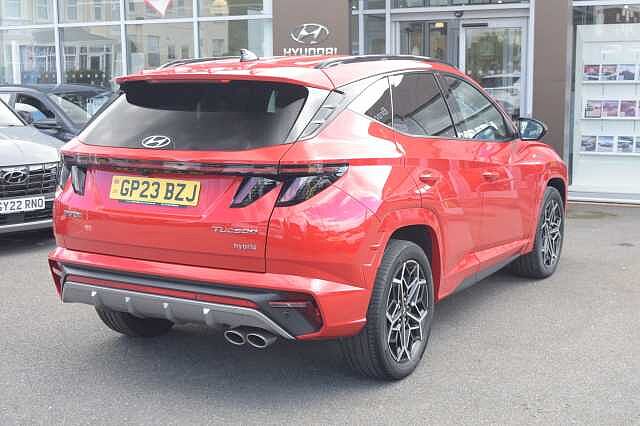 Hyundai TUCSON 1.6 TGDi Hybrid 230 N Line 5dr 2WD Auto Red