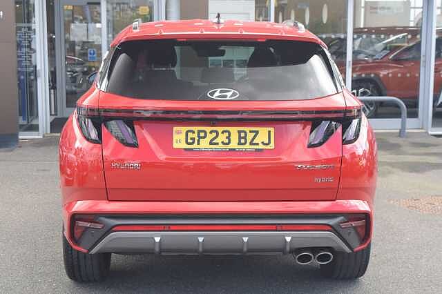 Hyundai TUCSON 1.6 TGDi Hybrid 230 N Line 5dr 2WD Auto Red