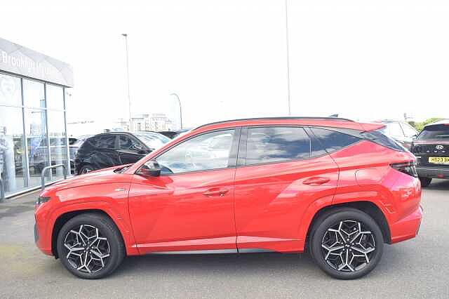 Hyundai TUCSON 1.6 TGDi Hybrid 230 N Line 5dr 2WD Auto Red