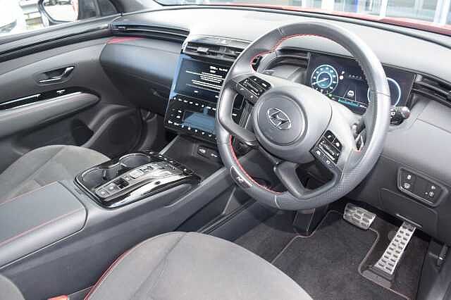 Hyundai TUCSON 1.6 TGDi Hybrid 230 N Line 5dr 2WD Auto Red