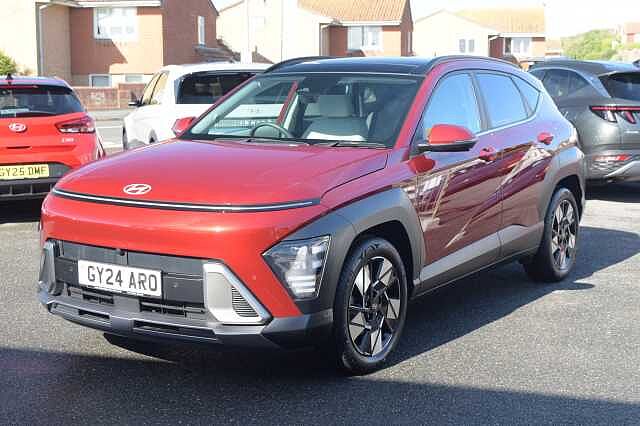 Hyundai KONA 1.6 GDi Hybrid Ultimate 5dr DCT Red