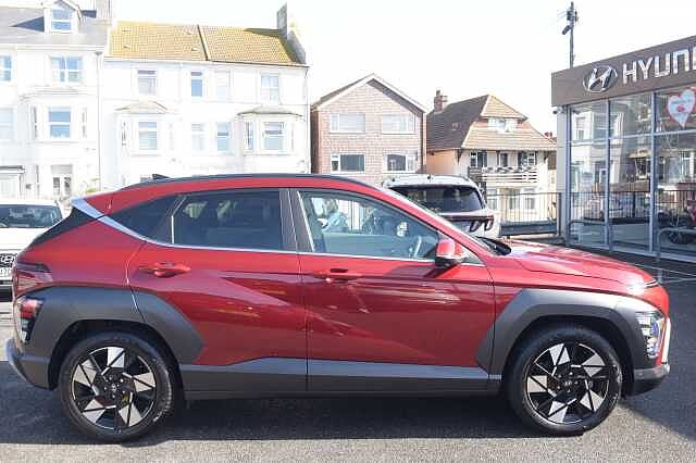 Hyundai KONA 1.6 GDi Hybrid Ultimate 5dr DCT Red