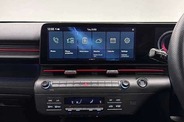 Hyundai KONA 1.6 Hybrid 129 N Line 5dr DCT Abyss Black