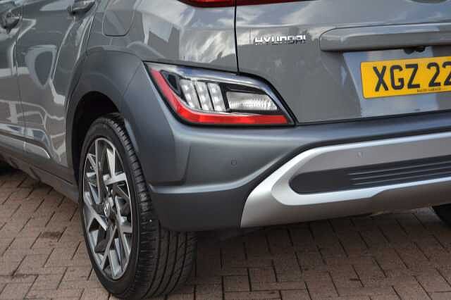 Hyundai KONA 1.6 GDI PREMIUM SELF CHARGING HYBRID AUTO ONLY 16,315 MILES Grey