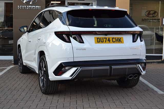 Hyundai TUCSON 1.6T 48V MHD N Line 5dr DCT Atlas White