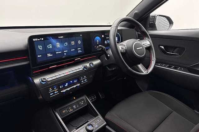 Hyundai KONA 1.6 Hybrid 129 N Line 5dr DCT Black