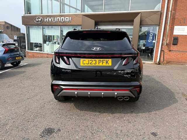 Hyundai TUCSON 1.6 TGDi Hybrid 230 N Line 5dr 2WD Auto Black