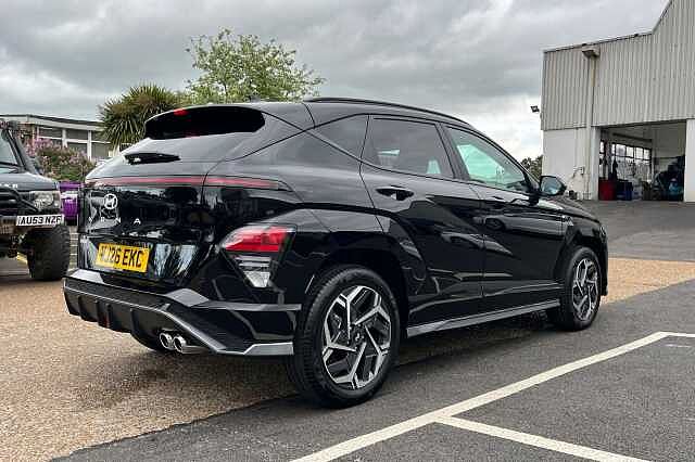 Hyundai KONA 1.6 T-GDi N Line S DCT Euro 6 (s/s) 5dr Black