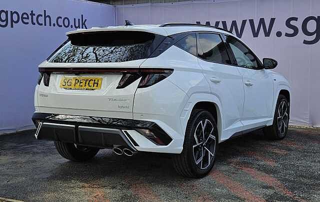 Hyundai TUCSON 1.6T 239 Hybrid N Line 5dr Auto White