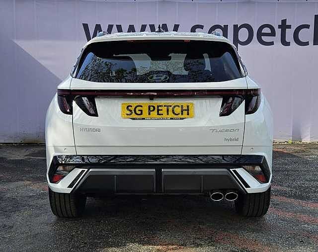 Hyundai TUCSON 1.6T 239 Hybrid N Line 5dr Auto White