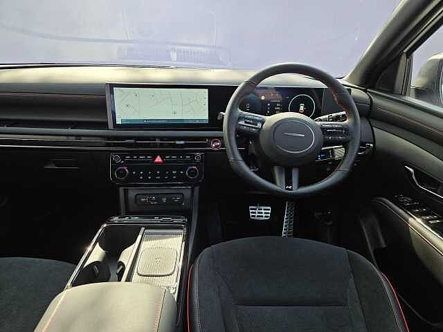 Hyundai TUCSON 1.6T 239 Hybrid N Line 5dr Auto White