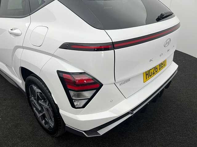 Hyundai KONA 1.6 Hybrid 138 N Line 5dr DCT WHITE